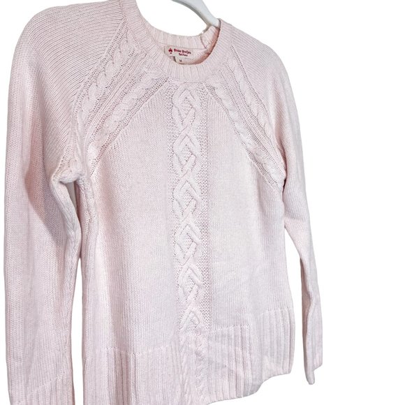 Brooks Brothers Red Fleece M Pink Merino Wool Alpaca Blend Sweater Size Medium - Picture 5 of 8